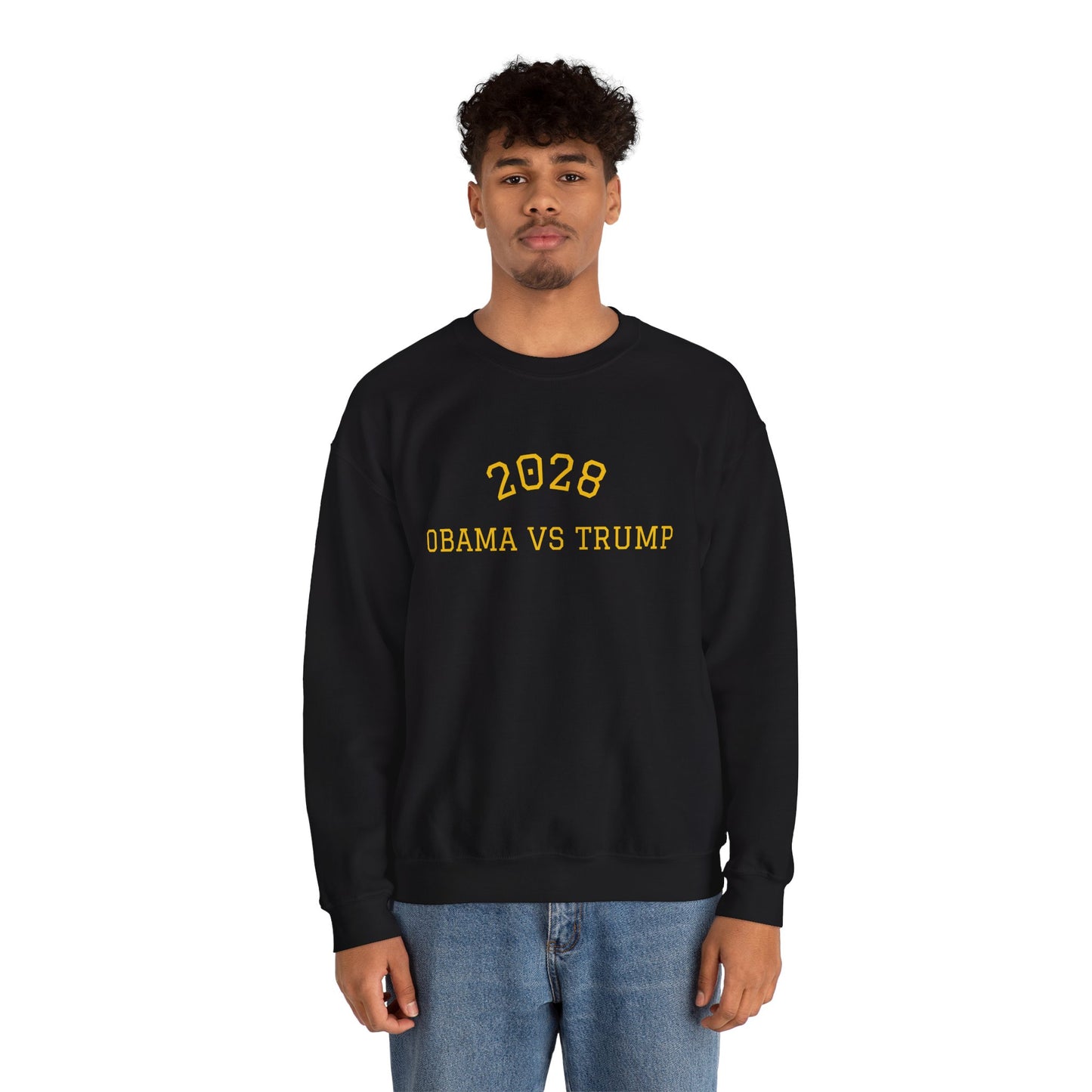 2028 Sweatshirt - Obama vs Trump College Crewneck