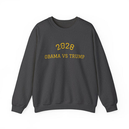 2028 Sweatshirt - Obama vs Trump College Crewneck