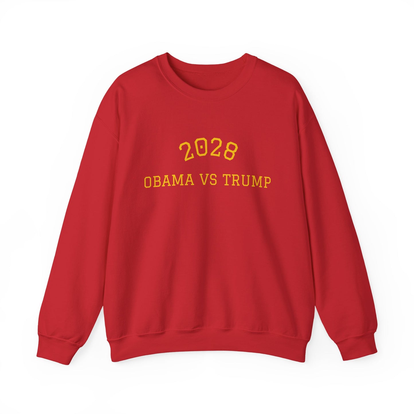 2028 Sweatshirt - Obama vs Trump College Crewneck