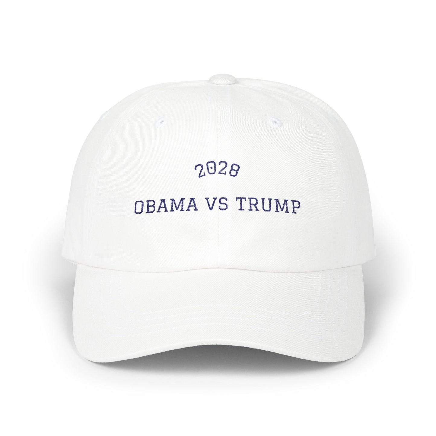 Dad Cap – 2028 Obama vs Trump Embroidered Baseball Hat