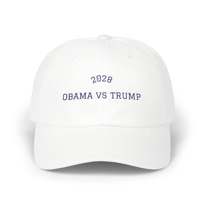 Dad Cap – 2028 Obama vs Trump Embroidered Baseball Hat