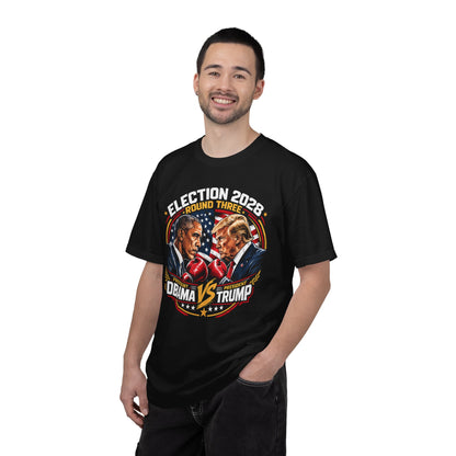 Election 2028 T Shirt Fight Night: Obama vs Trump"  Tee