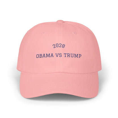 Dad Cap – 2028 Obama vs Trump Embroidered Baseball Hat