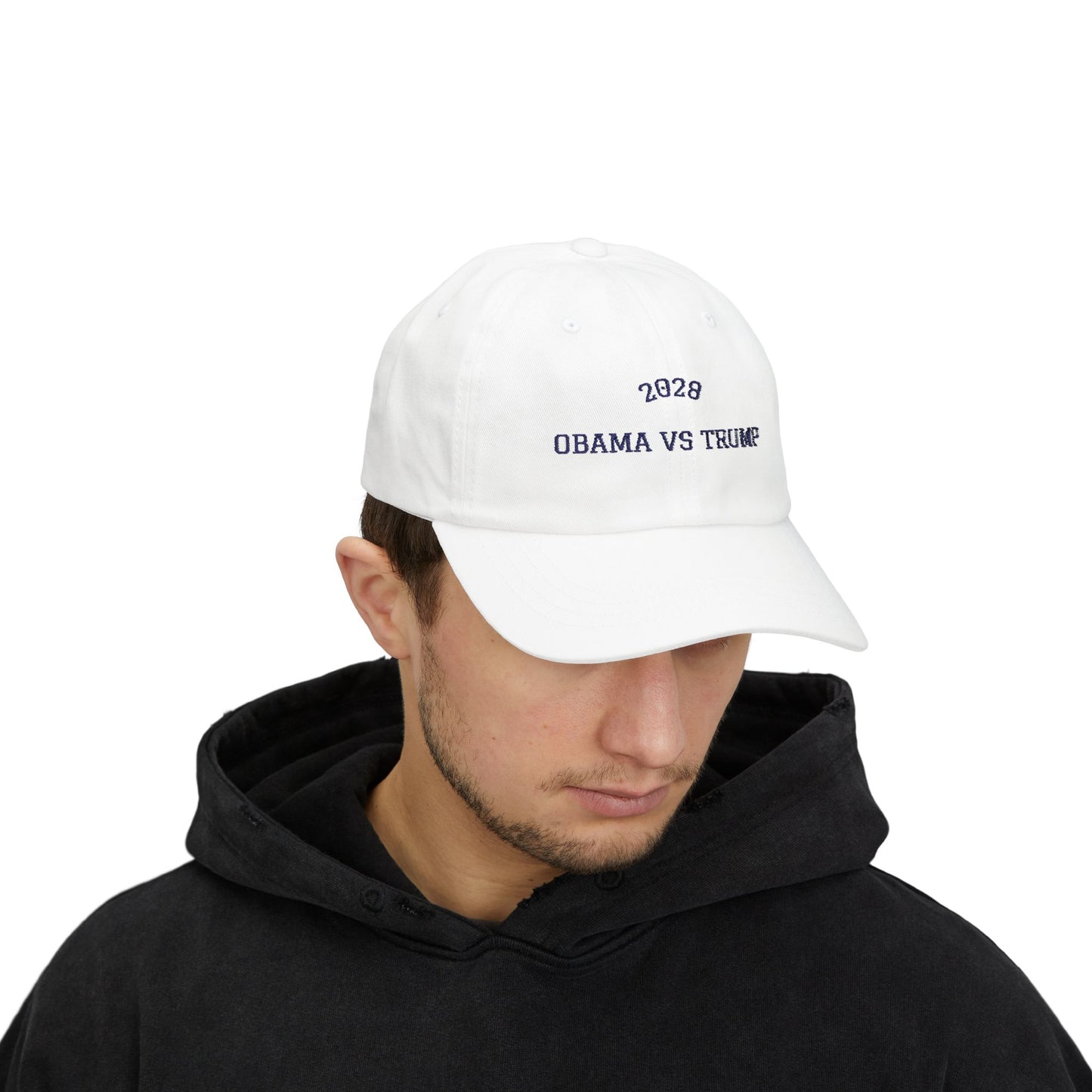 Dad Cap – 2028 Obama vs Trump Embroidered Baseball Hat