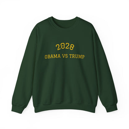 2028 Sweatshirt - Obama vs Trump College Crewneck