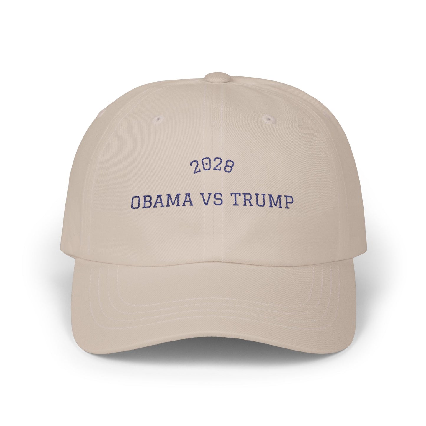 Dad Cap – 2028 Obama vs Trump Embroidered Baseball Hat