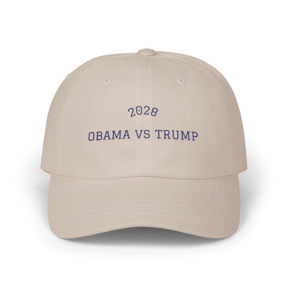 Dad Cap – 2028 Obama vs Trump Embroidered Baseball Hat