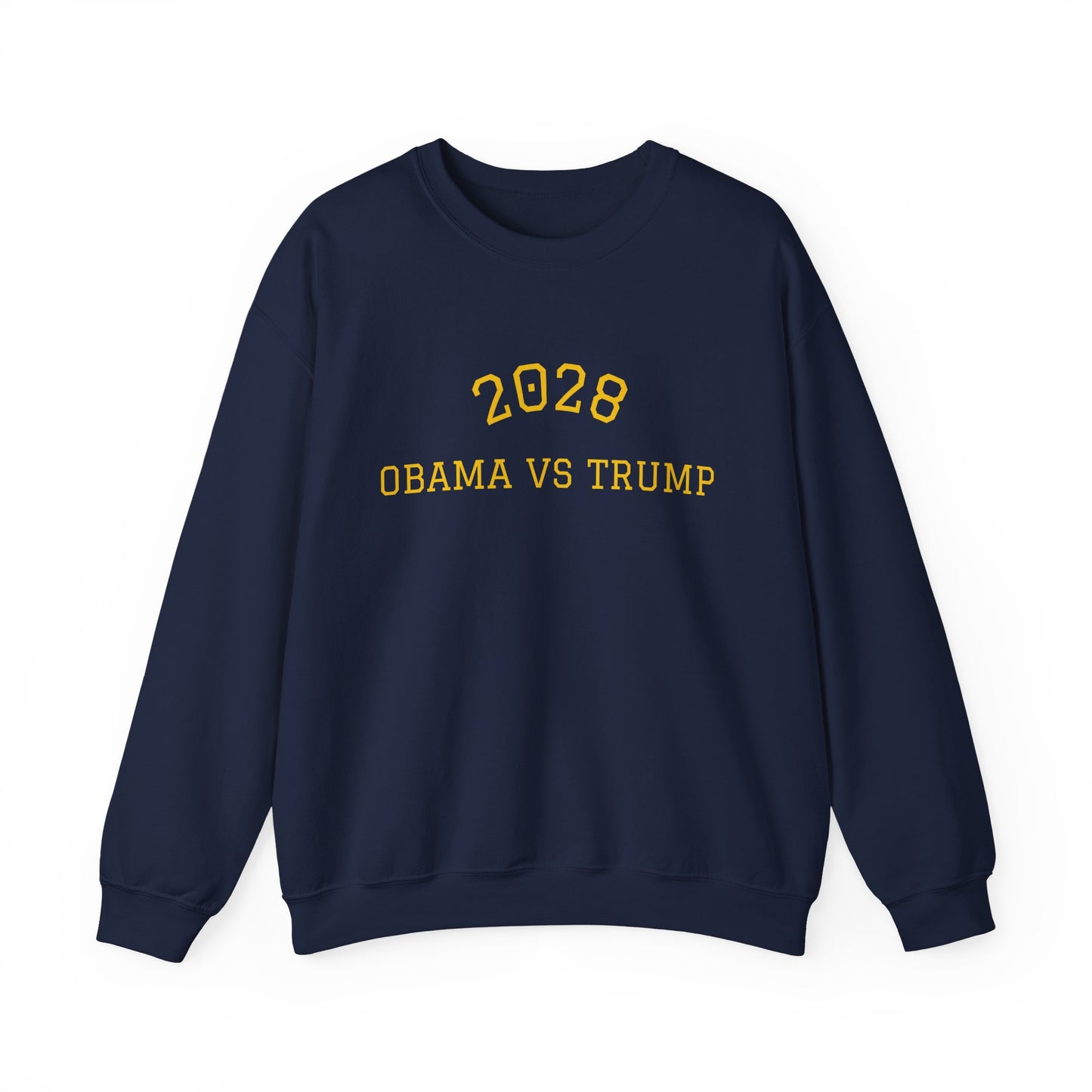 2028 Sweatshirt - Obama vs Trump College Crewneck