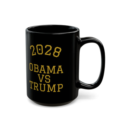 2028 Obama vs Trump Mug — Collegiate Political Coffee Cup